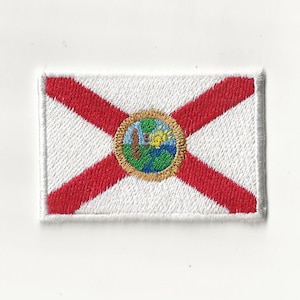 Toppa con bandiera dello Stato della Florida realizzata su misura!
