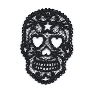 4&quot; Sugar Skull Dentelle! Colorueuse faite sur mesure!
