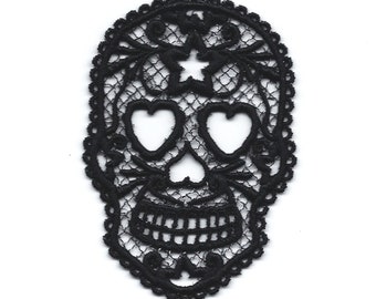 4" Sugar Skull Lace! Custom Made Color!