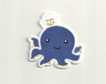 Cute Octopus Patch! Custom Made!