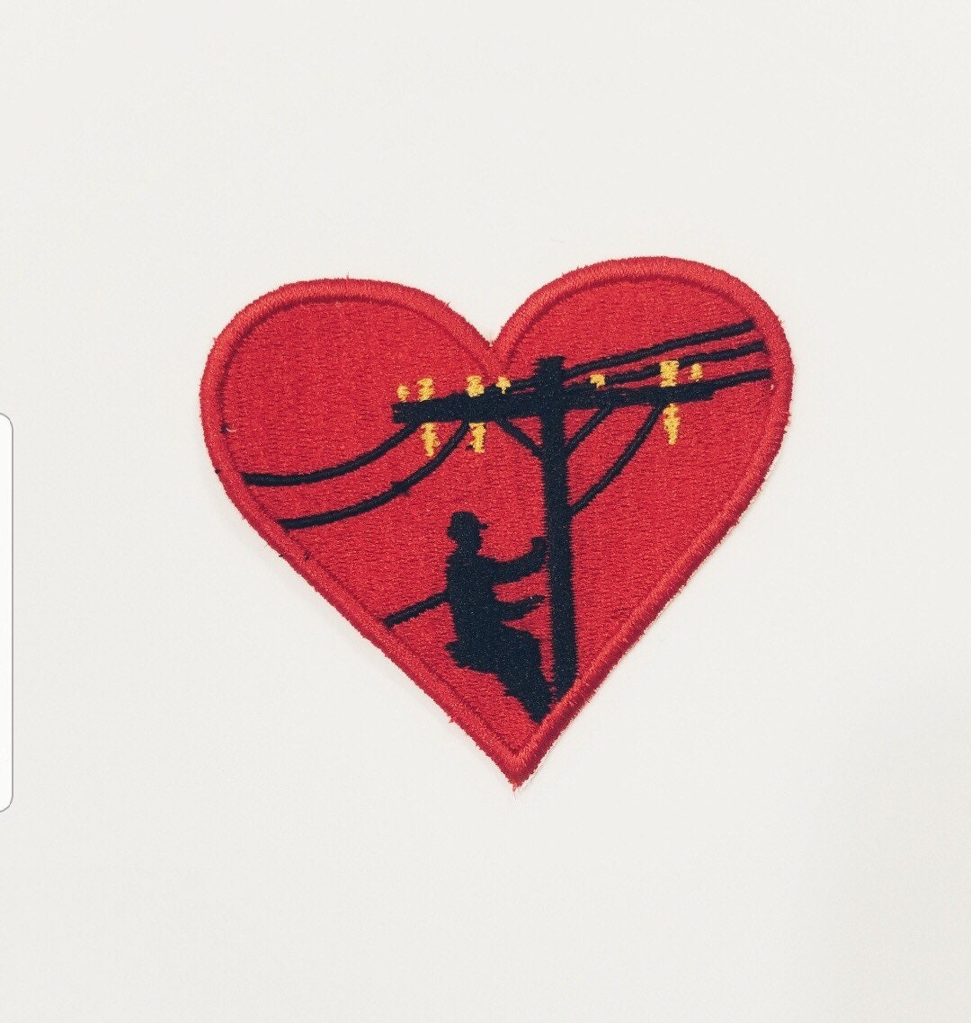 Love Your Lineman Patch Custom Made Etsy