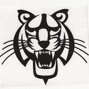 Tiger Vinyl Decal 5! Multiple sizes custom made!