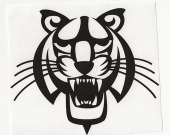 Tiger Vinyl Decal 5! Multiple sizes custom made!