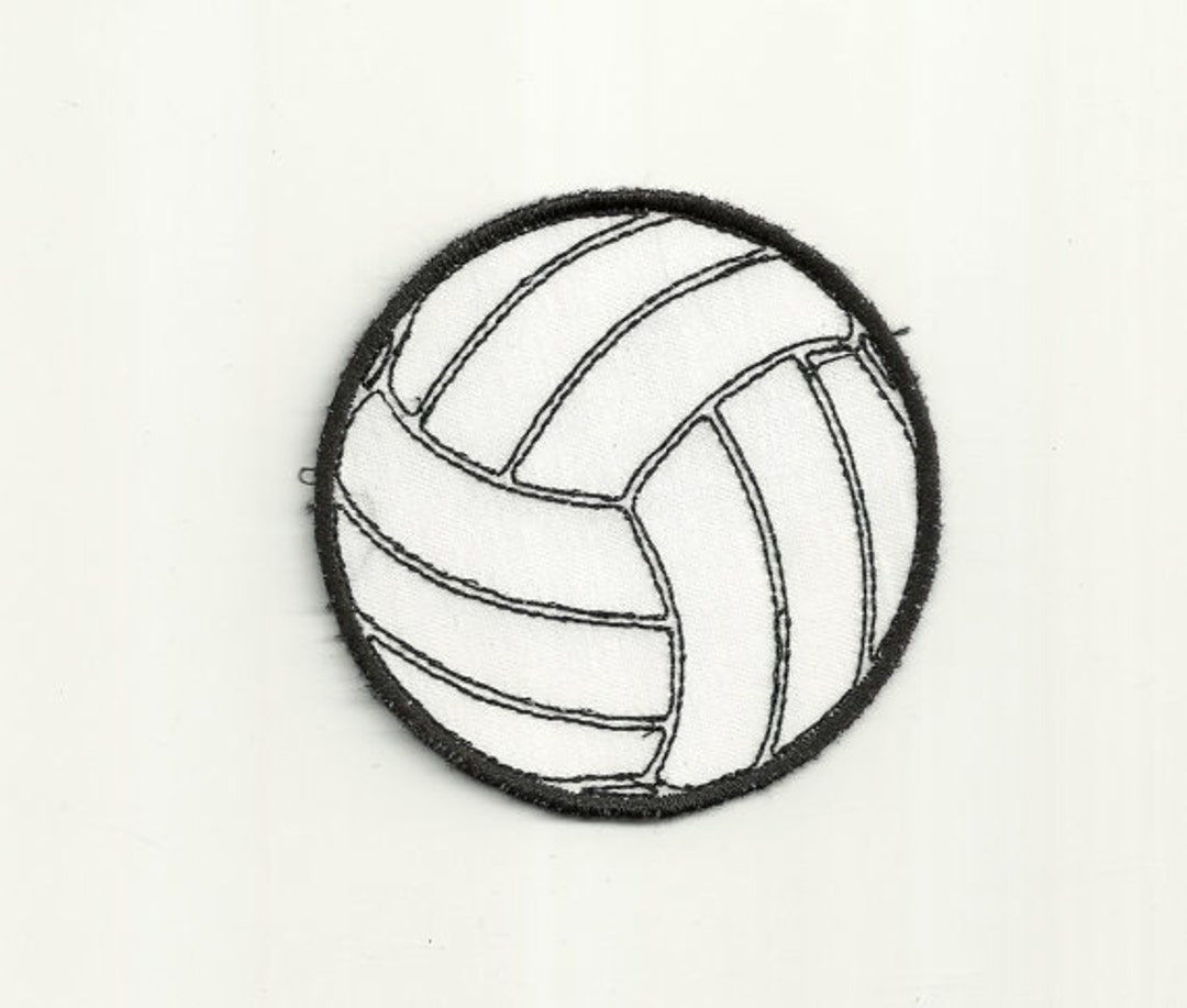 Tiny Volleyball Patch Custom Made Etsy