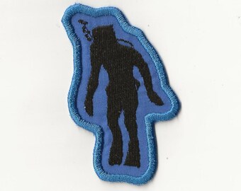 Scuba Diving Silhouette Patch! Custom Made!
