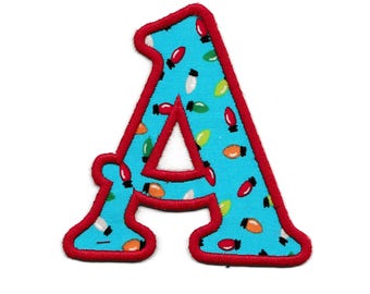 Christmas Lights Letter! 4" any letter Custom Made!