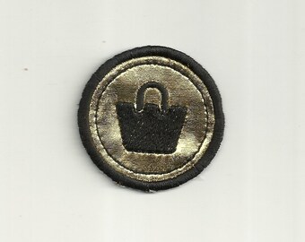 2" Shopping Merit Badge, Patch! Any Color Combo, Custom Made!