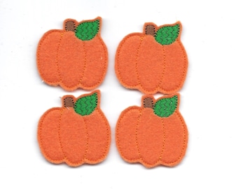 Pumpkin Felties! Custom Color, Set of 4!