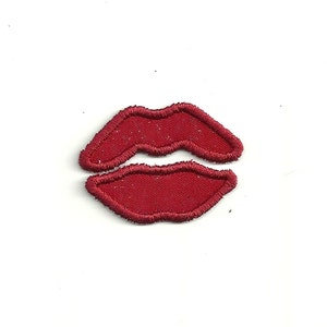 4&quot; Kissing Lips Patch! Custom Made! AP36