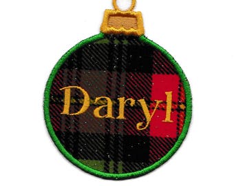 Custom Christmas Ornament Patch! Custom Made!