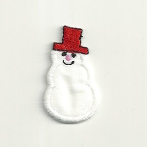 小さな雪だるまのワッペン！カスタムメイド！