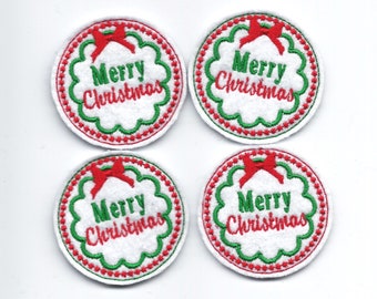 Merry Christmas Felties! Custom Color, Set of 4!