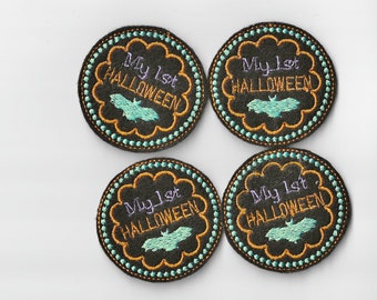 2" My 1st Halloween Felties, set of 4!