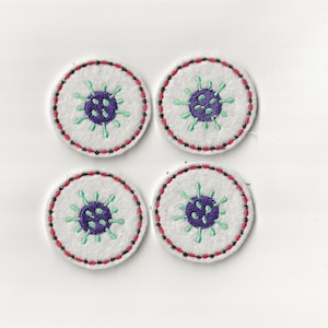 5 cm virus-/bakteriefilt! Anpassad färg, set om 4!