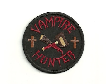 Vampire Hunter Merit Badge, Patch! Custom Made!