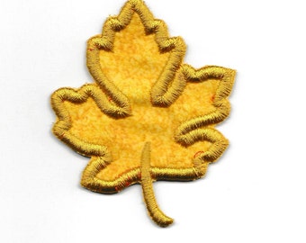 3" Fall Oak Leaf Patch! Custom Made, any color! AP124