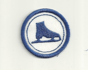 2" Ice Skating Merit Badge! Any Color Combo! Custom Made!