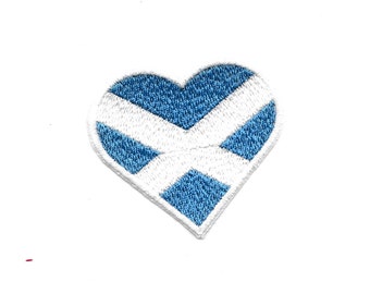 Scottish Heart Flag Patch Custom Made!