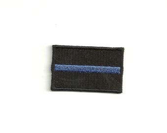 4" Thin Blue Line, Police Responder Patch! Custom Made!