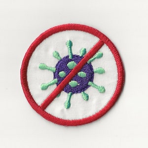 2.5" Schlagen Sie das Virus Merit Badge, Patch! Maßgeschneidert!