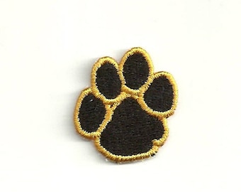 Paw Print Patch, 2 inch Any Color Combo! Custom Made! F33B