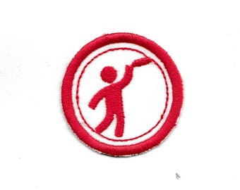 2" Frisbee Golf Merit Badge, Patch! Any Color combo! Custom Made!