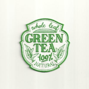 Green Tea Cafe Patch! Custom Made! AP50
