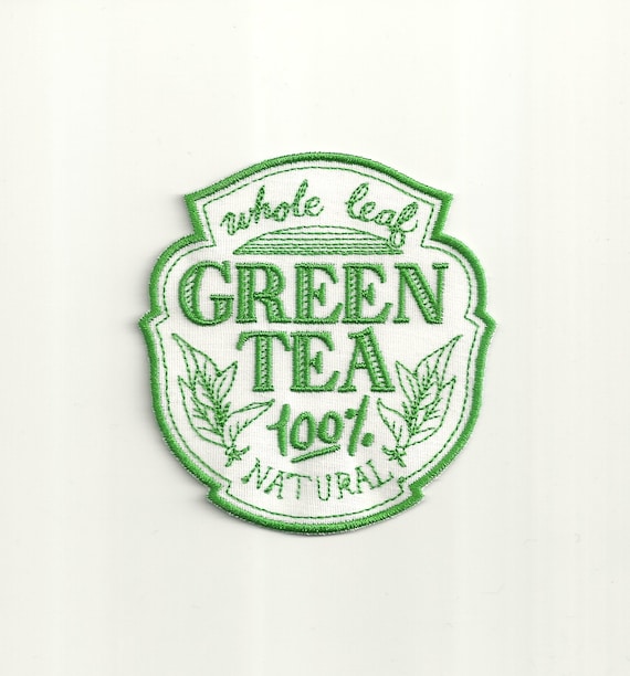 Green Tea Cafe Patch! Custom Made! AP50