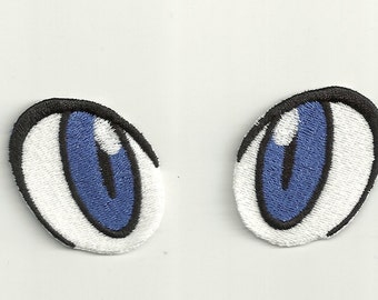 Large Anime Style Eyes Patch Set! Custom Made!