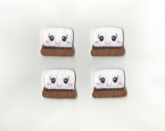 Smores Felties! Custom Color, Set of 4!