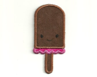 Smiley Fudge Popsicle Patch! Custom Made!