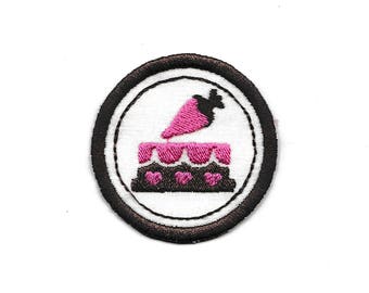 2" Cake Decorating Merit Badge! Any Color Combo! Custom Made!