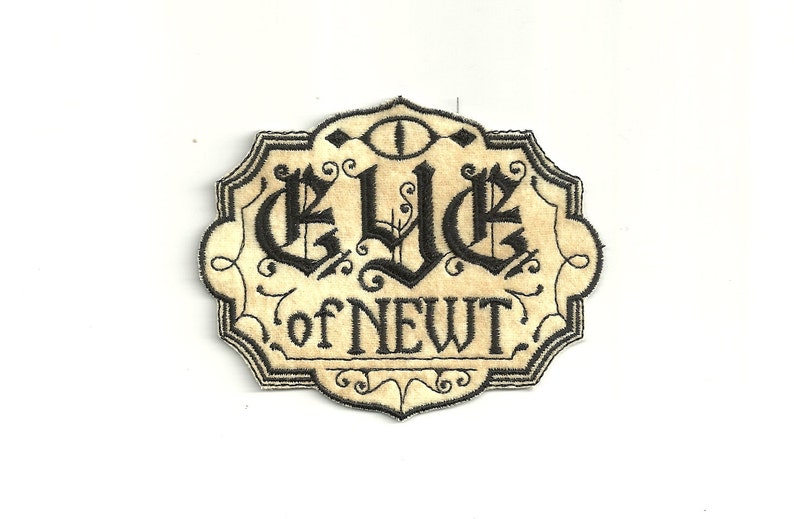 Eye of Newt, Label Patch Custom Made image 1