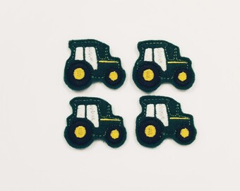 Tractor Felties, Any Color Combo! Set of 4!