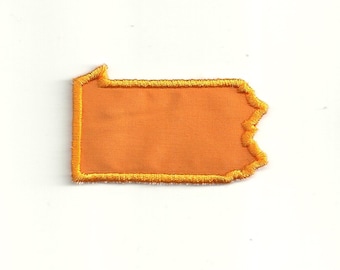 4" Pennsylvania State Patch! Any Color! Custom Made!