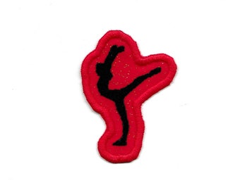 Gymnast Nailed It Silhouette Patch! Custom Made!