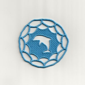 4" Dolphin Lace Verfraaiing/Sun Catcher! Op maat gemaakte kleur!