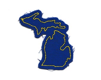Distressed Michigan State Patch! Small Custom Made!