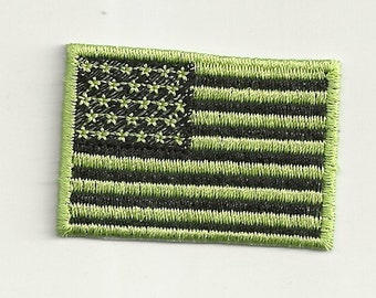 Tiny OD American Flag Patch Custom Made! F17
