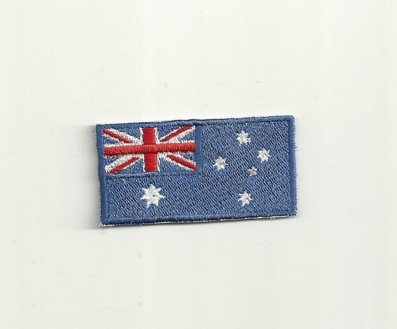 Tiny Australian Flag Patch Custom Made Etsy