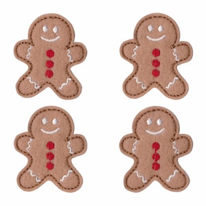 Lebkuchen-Filzeier! 4er Set!