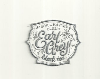 Earl Grey Tea Cafe Patch! Custom Made! AP58