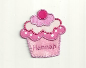 Your Name on a Cupcake, Any Color Patch! Custom Made! AP96