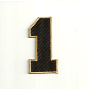 4&quot; Varsity Number Patch, any color combo Custom Made!