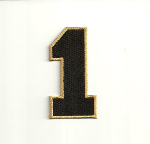 2 Varsity Number Patch Any Color Combo Custom Made 