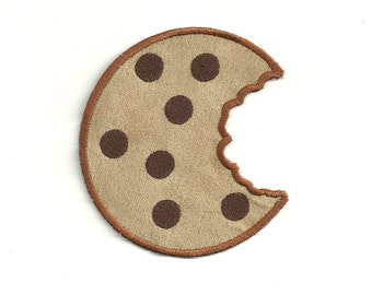 Tiny Chocolate Chip Cookie, Patch! Custom Made! AP37