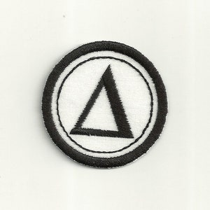 2" Insignias de letra griega, cualquier letra / color Parche! Hecho a medida!