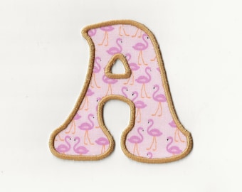 Pink Flamingo Letter! 4" any letter Custom Made!