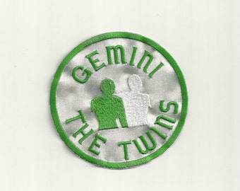 Gemini the Twins, Zodiac Patch! Custom Made! AP144