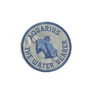 Aquarius the Water Bearer, Zodiac Patch! Custom Made! AP144